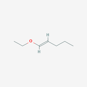 molecular formula C7H14O B6307798 1-Ethoxy-1-pentene;  98%, cis/trans mixture CAS No. 5909-75-1
