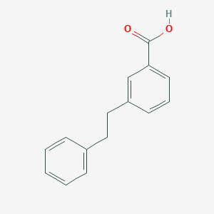 molecular formula C15H14O2 B063078 3-(2-Phenylethyl)benzoic acid CAS No. 161373-05-3