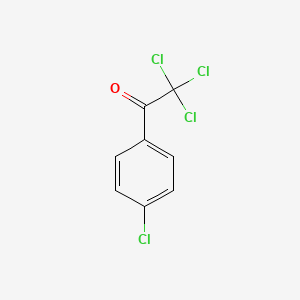 molecular formula C8H4Cl4O B6307873 2,2,2-Trichloro-4'-chloroacetophenone, 95% CAS No. 27704-37-6