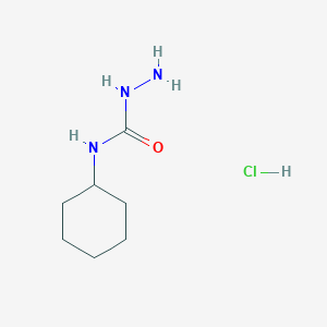 molecular formula C7H16ClN3O B6307875 N-Cyclohexylhydrazinecarboxamide hydrochloride CAS No. 35578-85-9