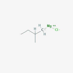 molecular formula C5H11ClMg B6307891 2-Methylbutylmagnesium chloride, 0.5M THF CAS No. 32115-62-1