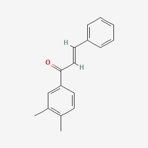 molecular formula C17H16O B6307910 (2E)-1-(3,4-Dimethylphenyl)-3-phenylprop-2-en-1-one CAS No. 1327339-66-1
