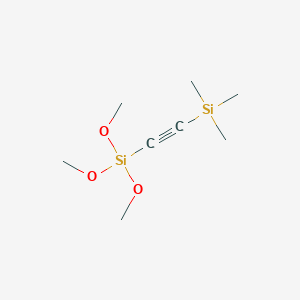molecular formula C8H18O3Si2 B6308036 Trimethoxy[(trimethylsilyl)ethynyl]silane CAS No. 50727-84-9