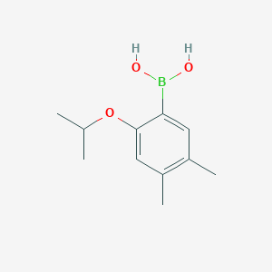 molecular formula C11H17BO3 B6308041 4,5-Dimethyl-2-isopropoxyphenylboronic acid CAS No. 2121514-40-5