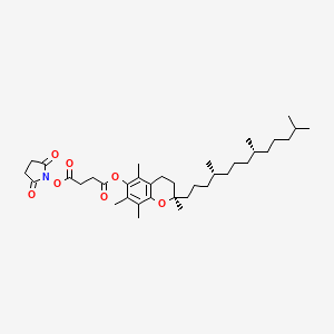 molecular formula C37H57NO7 B6308114 (+)-a-Tocopherol NHS succinate CAS No. 154042-64-5