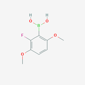 molecular formula C8H10BFO4 B6308154 2,5-Dimethoxy-6-fluorophenylboronic acid CAS No. 2121511-38-2