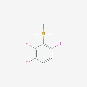 2,3-Difluoro-6-iodo-1-(trimethylsilyl)benzene