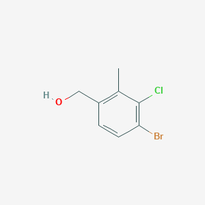 molecular formula C8H8BrClO B6308176 (4-Bromo-3-chloro-2-methylphenyl)methanol CAS No. 1809168-73-7