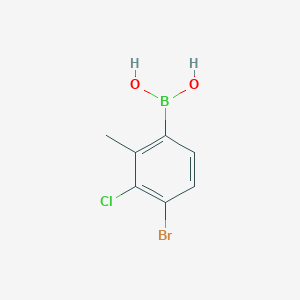 4-Bromo-3-chloro-2-methylphenylboronic acid
