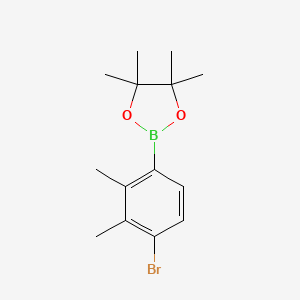 molecular formula C14H20BBrO2 B6308191 4-Bromo-2,3-dimethylphenylboronic acid pinacol ester CAS No. 2121511-55-3