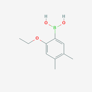molecular formula C10H15BO3 B6308199 4,5-Dimethyl-2-ethoxyphenylboronic acid CAS No. 2121514-54-1