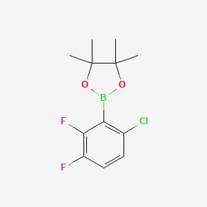 molecular formula C12H14BClF2O2 B6308233 2,3-Difluoro-6-chlorophenylboronic acid pinacol ester CAS No. 2121514-33-6