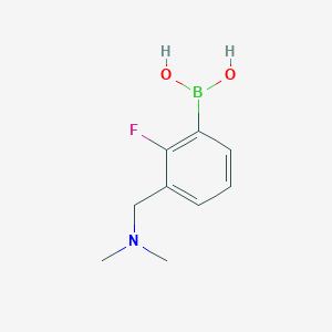 molecular formula C9H13BFNO2 B6308244 3-(N,N-Dimethylaminomethyl)-2-fluorophenylboronic acid CAS No. 2121513-48-0