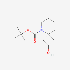 molecular formula C13H23NO3 B6308251 tert-Butyl 2-hydroxy-5-azaspiro[3.5]nonane-5-carboxylate CAS No. 1934510-39-0