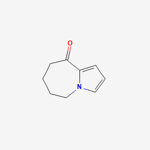 molecular formula C9H11NO B6308258 7,8-Dihydro-5H-pyrrolo[1,2-a]azepin-9(6H)-one CAS No. 22607-51-8