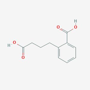 molecular formula C11H12O4 B6308272 2-(3-Carboxy-propyl)benzoic acid CAS No. 1081-27-2