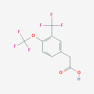 4-(Trifluoromethoxy)-3-(trifluoromethyl)phenylacetic acid
