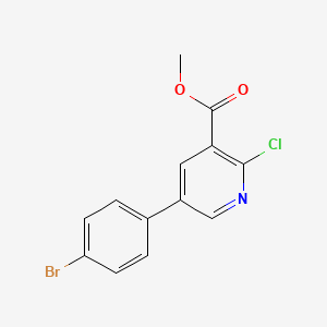 Methyl 2-chloro-5-(4-bromophenyl)nicotinate