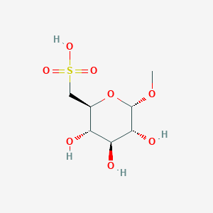 molecular formula C7H14O8S B6308352 Methylsulfoquinovoside (mixture of alpha and beta isomer) CAS No. 92225-54-2