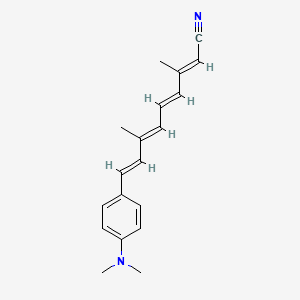 9-(4-Dimethylamino-phenyl)-3,7-dimethyl-nona-2,4,6,8-tetraenenitrile