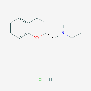 molecular formula C13H20ClNO B6308388 色满-2-基甲基-异丙胺盐酸盐 CAS No. 81816-84-4