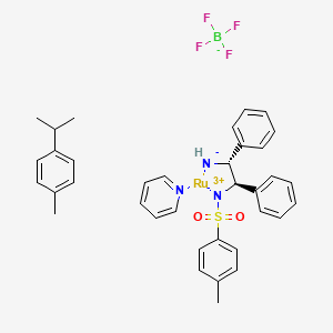 {[(1S,2S)-2-Amino-1,2-diphenylethyl](4-toluenesulfonyl)amido}(p-cymene)(pyridine)ruthenium(II) tetrafluoroborate, 97%