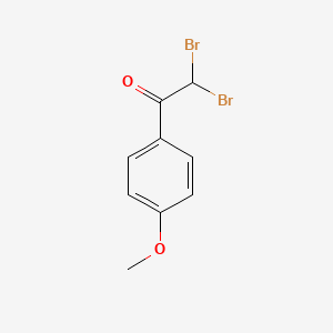 molecular formula C9H8Br2O2 B6308567 2,2-Dibromo-p-methoxyacetophenone;  98% CAS No. 13664-92-1