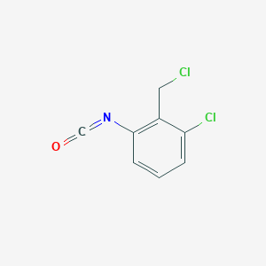 molecular formula C8H5Cl2NO B6308590 3-Chloro-2-(chloromethyl)phenyl isocyanate CAS No. 67098-94-6