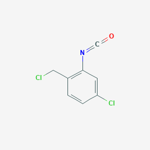 molecular formula C8H5Cl2NO B6308618 5-Chloro-2-(chloromethyl)-phenylisocyanate CAS No. 52986-68-2