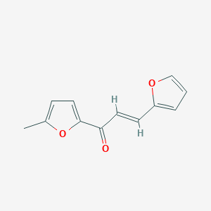 molecular formula C12H10O3 B6308639 (2E)-3-(Furan-2-yl)-1-(5-methylfuran-2-yl)prop-2-en-1-one CAS No. 343571-09-5
