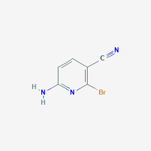 molecular formula C6H4BrN3 B6308656 6-Amino-2-bromonicotinonitrile CAS No. 1805270-30-7