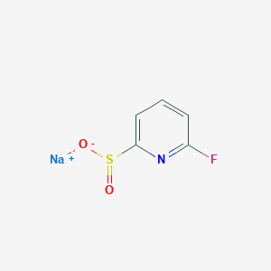 molecular formula C5H3FNNaO2S B6308665 Sodium 6-fluoropyridine-2-sulfinate CAS No. 2622208-84-6