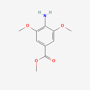molecular formula C10H13NO4 B6308676 4-Amino-3,5-dimethoxy-benzoic acid methyl ester CAS No. 56066-25-2