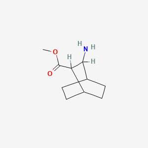 molecular formula C10H17NO2 B6308699 3-Amino-bicyclo[2.2.2]octane-2-carboxylic acid methyl ester, 95% CAS No. 1057064-64-8