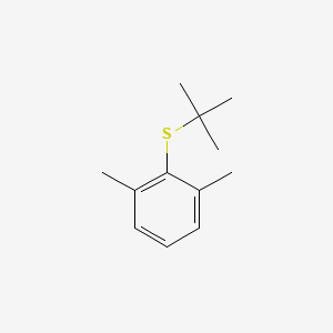 molecular formula C12H18S B6308711 tert-Butyl (2,6-dimethylphenyl) sulfide CAS No. 16463-11-9