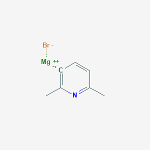 molecular formula C7H8BrMgN B6308724 (2,6-Dimethylpyridin-3-yl)magnesium bromide, 0.25 M in 2-MeTHF CAS No. 114356-77-3