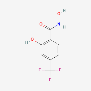 molecular formula C8H6F3NO3 B6308751 2,N-Dihydroxy-4-trifluoromethyl-benzamide CAS No. 394-37-6