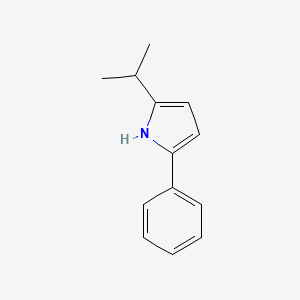 molecular formula C13H15N B6308775 2-Isopropyl-5-phenyl-1H-pyrrole CAS No. 13713-07-0
