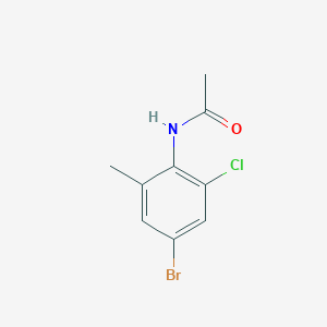 molecular formula C9H9BrClNO B6308782 N-(4-Bromo-2-chloro-6-methylphenyl)acetamide CAS No. 1863924-52-0