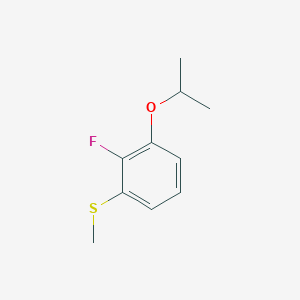molecular formula C10H13FOS B6308798 (2-Fluoro-3-isopropoxyphenyl)(methyl)sulfane CAS No. 2404733-85-1