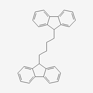 molecular formula C30H26 B6308802 1,4-Bis(fluoren-9-yl)-butane CAS No. 4467-85-0