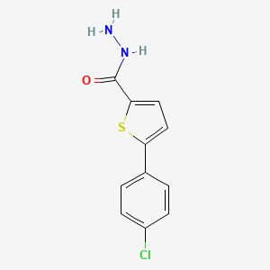 molecular formula C11H9ClN2OS B6308814 5-(4-Chlorophenyl)thiophene-2-carbohydrazide CAS No. 62403-13-8