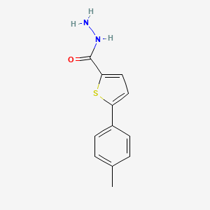 molecular formula C12H12N2OS B6308815 5-p-Tolylthiophene-2-carbohydrazide CAS No. 62403-12-7