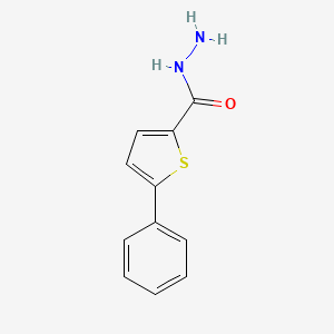 molecular formula C11H10N2OS B6308823 5-Phenylthiophene-2-carbohydrazide CAS No. 52172-51-7