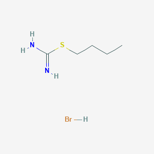 molecular formula C5H13BrN2S B6308862 (Butylsulfanyl)methanimidamide hydrobromide CAS No. 4269-98-1
