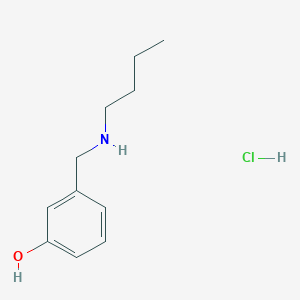 molecular formula C11H18ClNO B6308881 3-[(Butylamino)methyl]phenol hydrochloride CAS No. 1240578-33-9