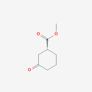 molecular formula C8H12O3 B6308923 Methyl (1R)-3-oxocyclohexane-1-carboxylate CAS No. 21531-47-5