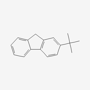 molecular formula C17H18 B6308941 2-tert-Butylfluorene, 97% CAS No. 58775-03-4