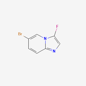 molecular formula C7H4BrFN2 B6308972 6-Bromo-3-fluoroimidazo[1,2-a]pyridine CAS No. 2001563-56-8