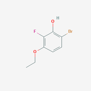 molecular formula C8H8BrFO2 B6308987 6-Bromo-3-ethoxy-2-fluorophenol CAS No. 1776923-59-1